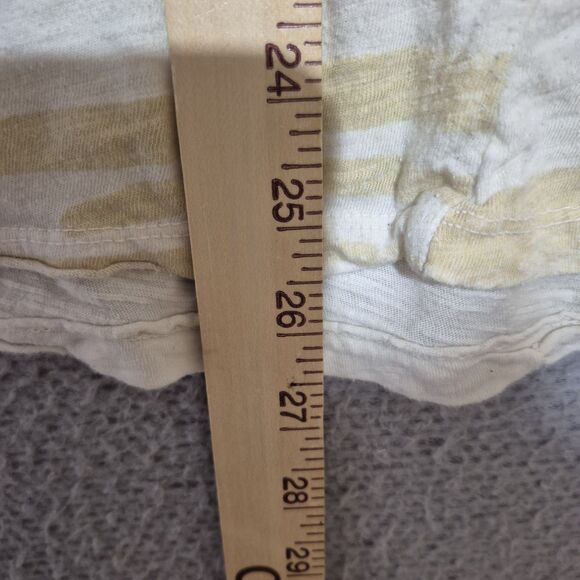 Magnolia Pearl Women's Big Boys Surfboards Cream Destressed Cotton Tee One Size - Picture 7 of 7